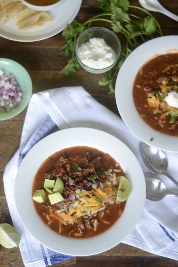 Meat-lover's Chili: Slow Cooker Carne Asada Chili - Sarcastic Cooking