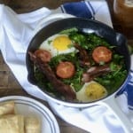 Spinach and Tomato Breakfast Skillet