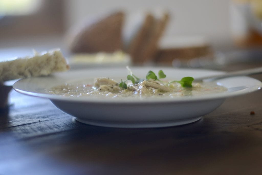 Creamy Lemon Chicken Quinoa Soup | Sarcastic Cooking