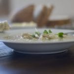 Creamy Lemon Chicken Quinoa Soup
