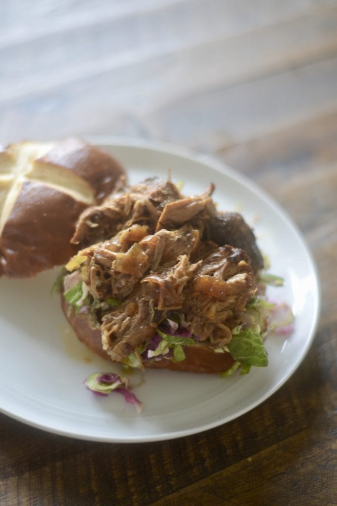 Slow Cooker Apple Cider Pulled Pork | Sarcastic Cooking