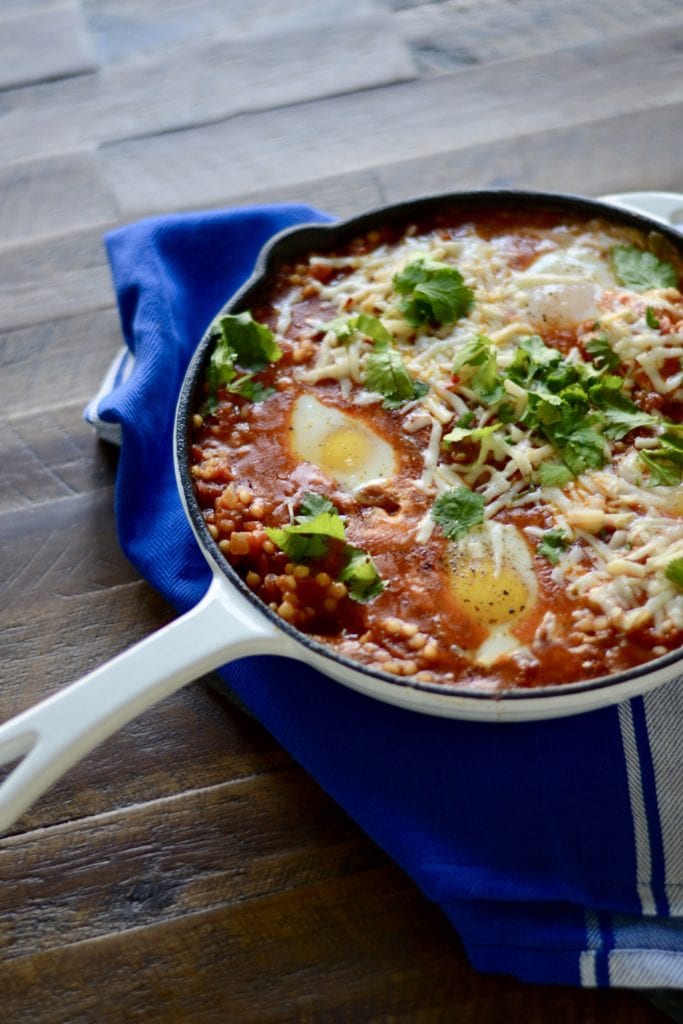 Shakshuka Couscous (with chipotle and pepperjack) | Sarcastic Cooking