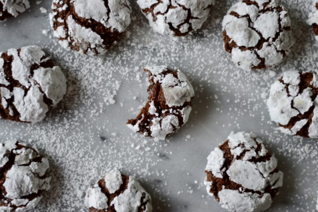 Chocolate-Coffee Crinkle Cookies | Sarcastic Cooking