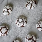 Chocolate-Coffee Crinkle Cookies