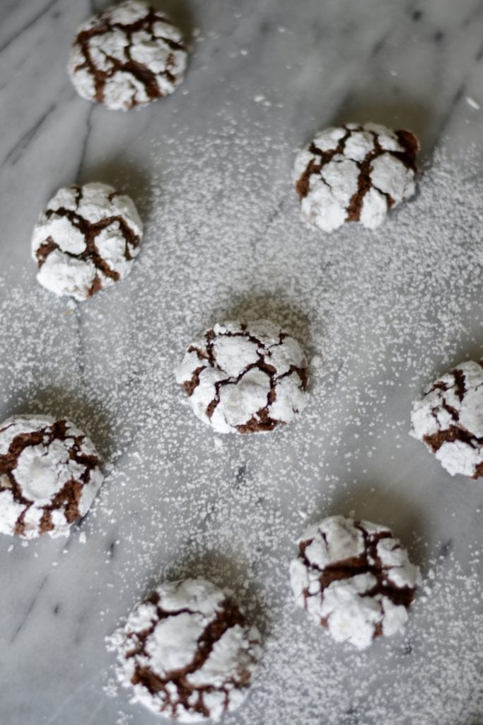 Chocolate-Coffee Crinkle Cookies | Sarcastic Cooking