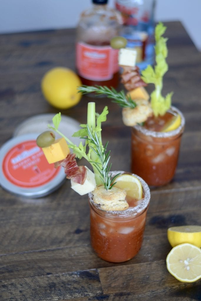 stirrings holiday mixology challenge – lemon pepper rosemary bloody mary