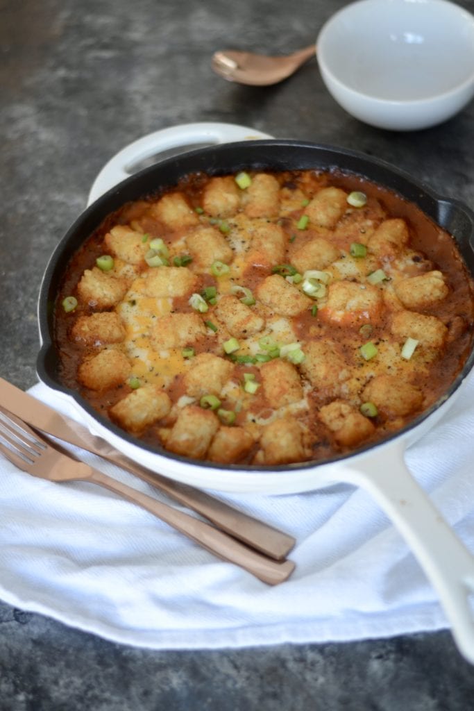 Chili Cheese Dip Tater Tot Casserole | Sarcastic Cooking