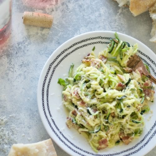 Zucchini Noodle Carbonara Sarcastic Cooking