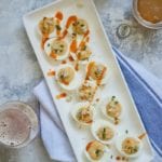 Hoppy Buffalo Deviled Eggs