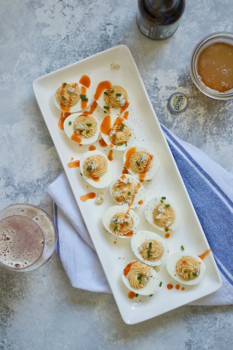 Hoppy Buffalo Deviled Eggs Sarcastic Cooking