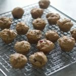 Mini Peanut Butter, Blueberry, and Strawberry Muffins