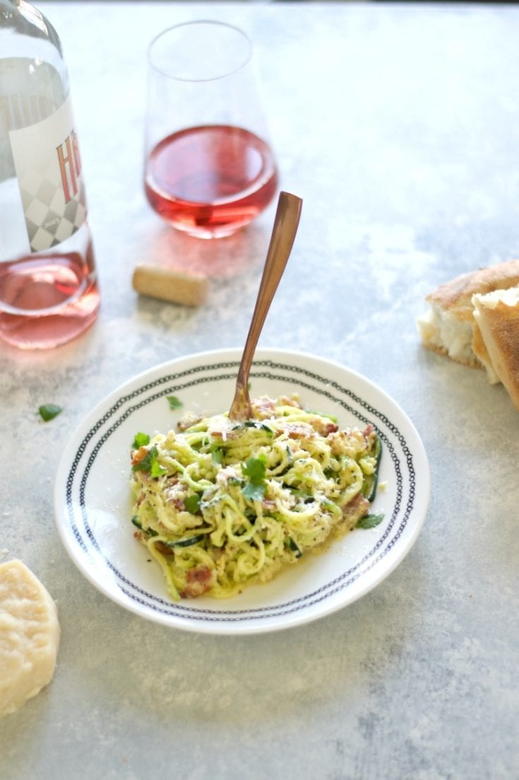 Zucchini Noodle Carbonara Sarcastic Cooking