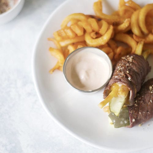 Burger and Fry RollUps Sarcastic Cooking