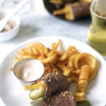 Burger and Fry Roll-Ups