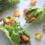 Bacon, Lettuce, Tomato, & Avocado Cabbage Wraps