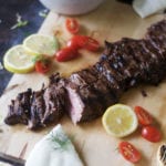 Greek Grilled Skirt Steak