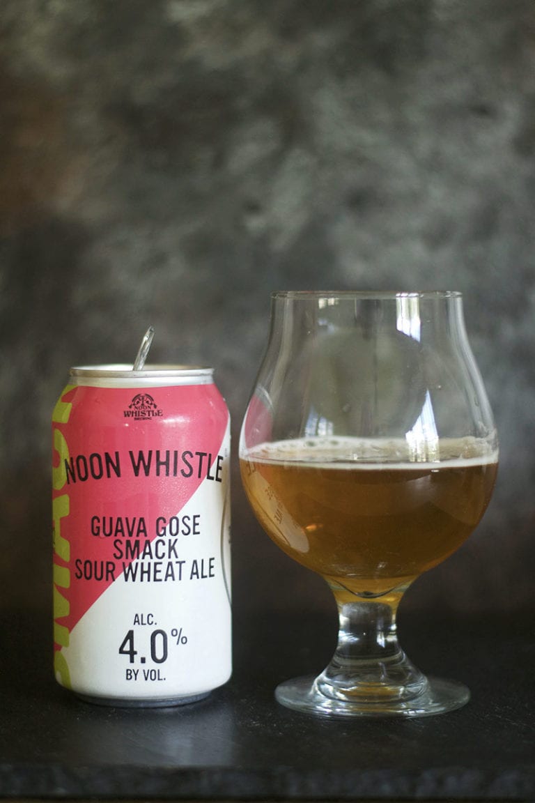 Noon Whistle Brewing Guava Gose Smack Sour Wheat Ale Sarcastic Cooking