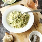 Zucchini Noodle Brown Butter Cacio e Pepe