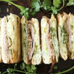 Grilled Cilantro Chimichurri Cuban Panini