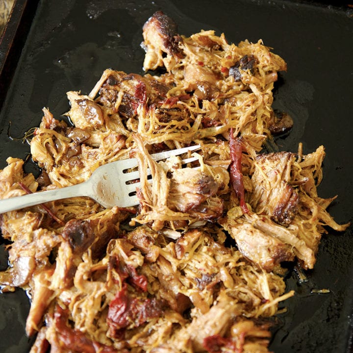 Slow Cooker Cherry Chipotle Carnitas Sarcastic Cooking