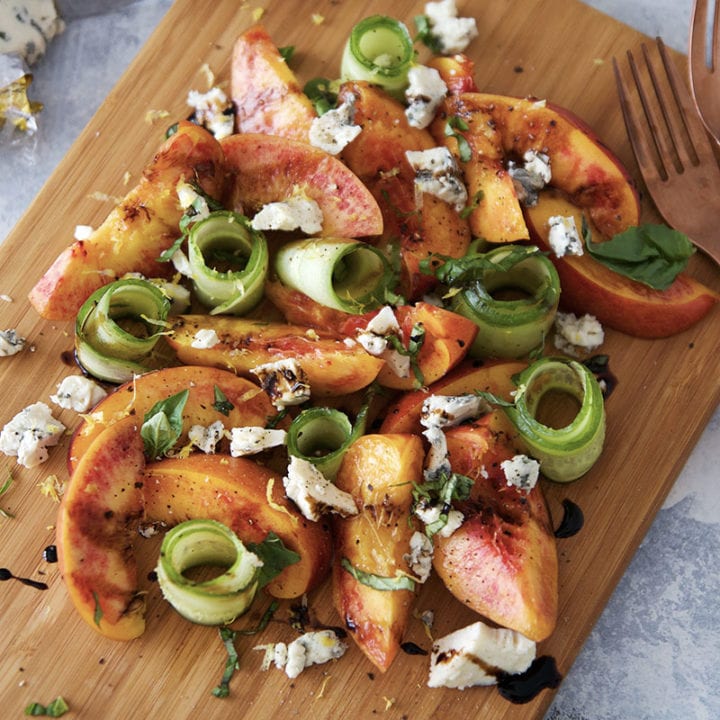 Cucumber, and Nectarine Salad Sarcastic Cooking