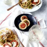 Polenta Crusted Eggplant Parmesan