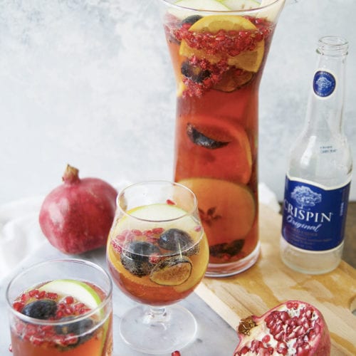 Pomegranate Hard Cider Sangria Sarcastic Cooking
