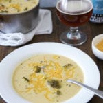Broccoli Beer Cheese Soup