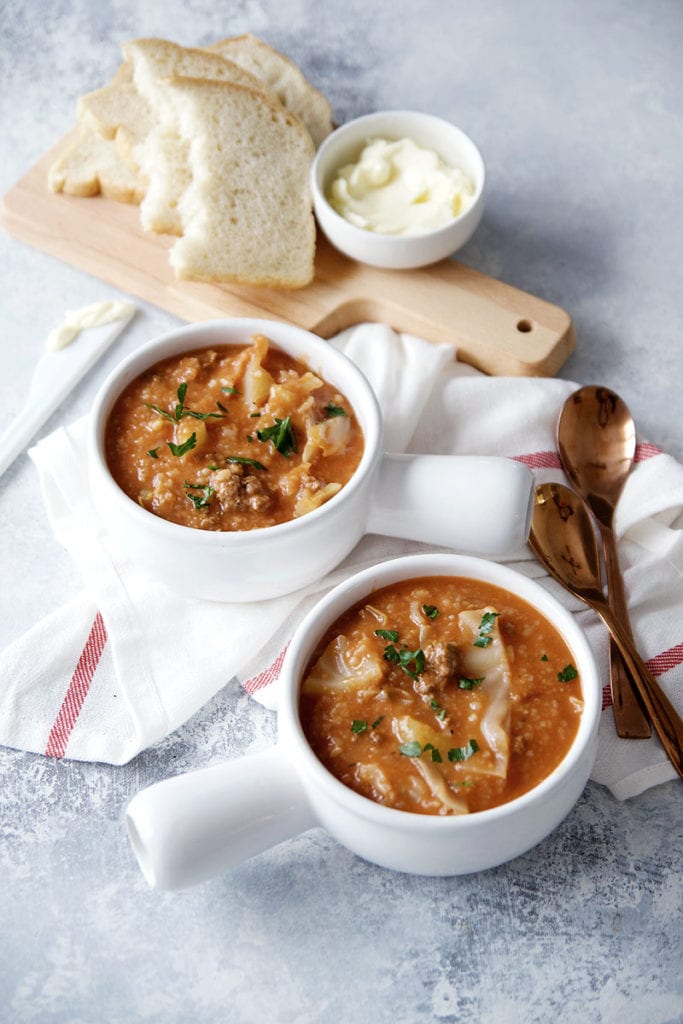 Slow Cooker Cabbage Roll Soup Sarcastic Cooking