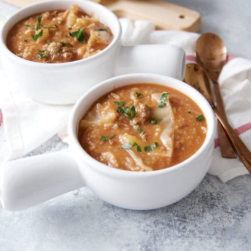 Slow Cooker Cabbage Roll Soup Sarcastic Cooking