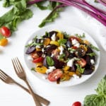 Beet, Tomato, and Goat Cheese Salad