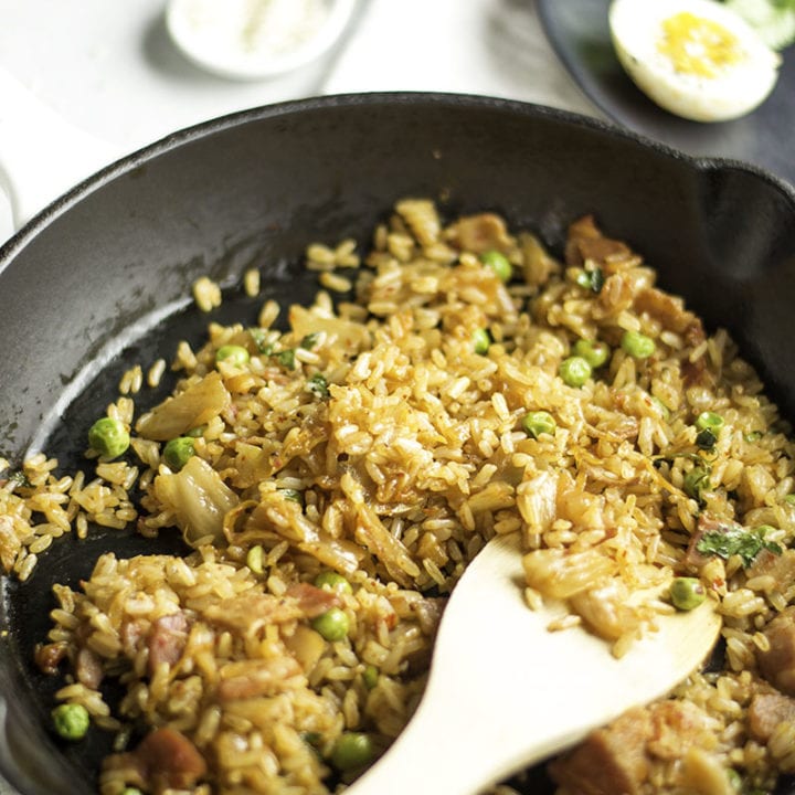 Kimchi and Bacon Fried Rice