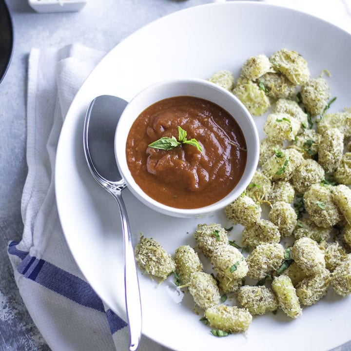 Four Ingredient Toasted Gnocchi