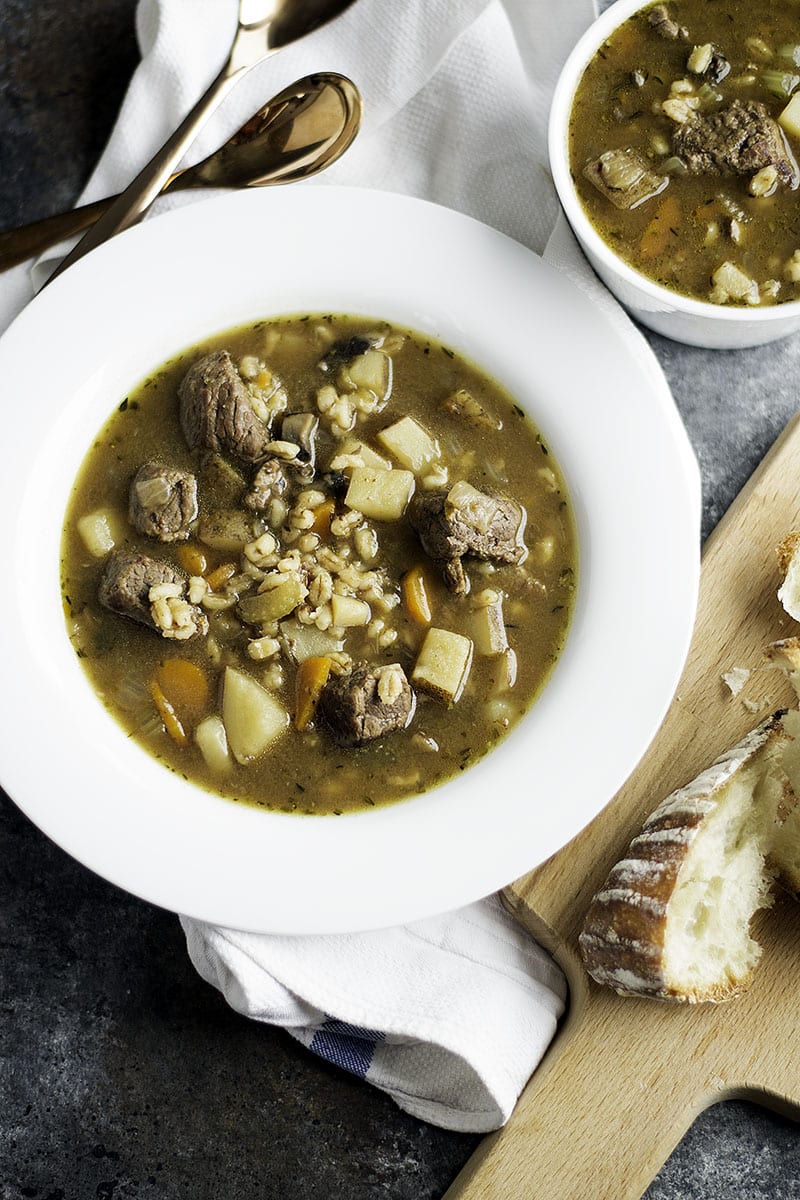 Beef barley online pressure cooker