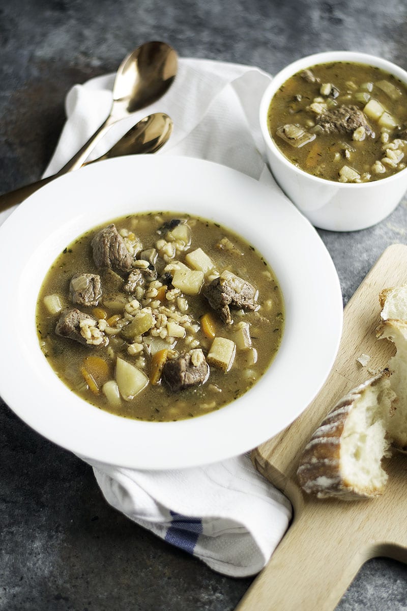 Pressure Cooker Beef and Barley Soup Sarcastic Cooking