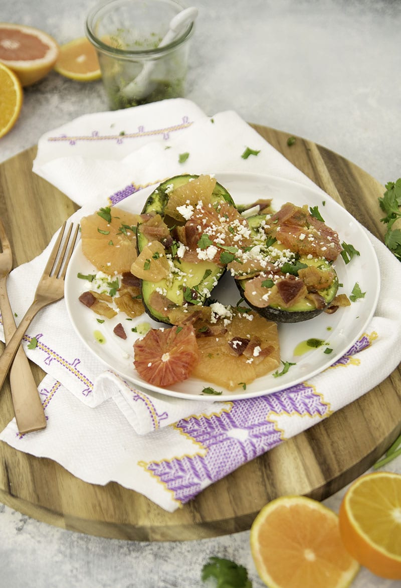 Avocado, Bacon, and Citrus Salad