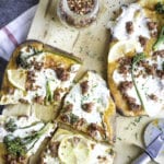 Broccolini and chorizo Flatbread Pizza