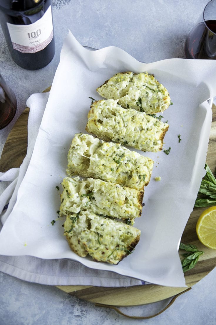 Artichoke Dip Garlic Bread Sarcastic Cooking