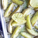 Roasted Lemon Dill Red Potatoes