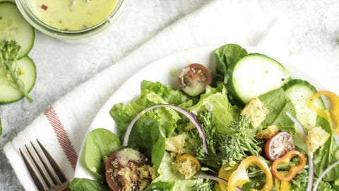 Creamy Red Onion Vinaigrette