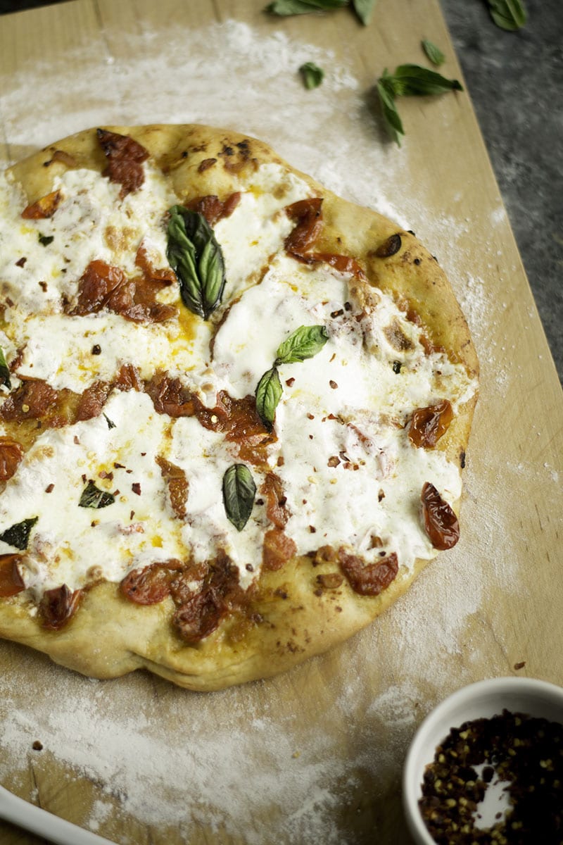 Tomato Garlic Butter Pizza Sarcastic Cooking