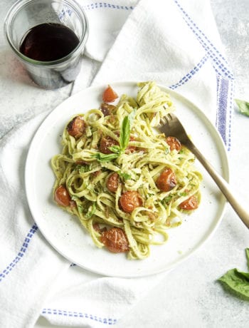 Charred Tomato Bacon Pasta - Sarcastic Cooking #theprettydish