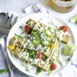 Masa Fries with Spicy Avocado Crema