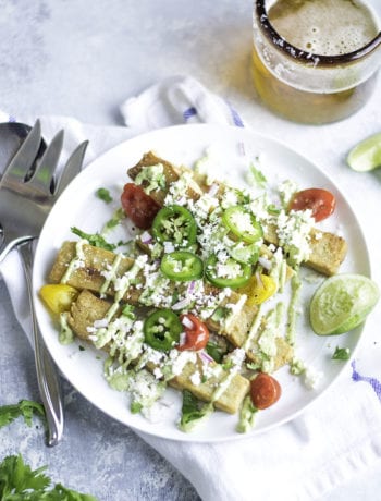 Masa Fries with Spicy Avocado Crema - Sarcastic Cooking