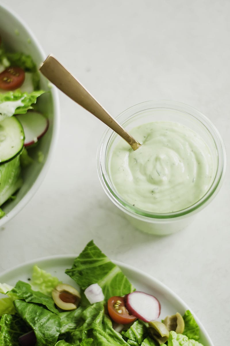 Avocado Ranch Dressing - Sarcastic Cooking