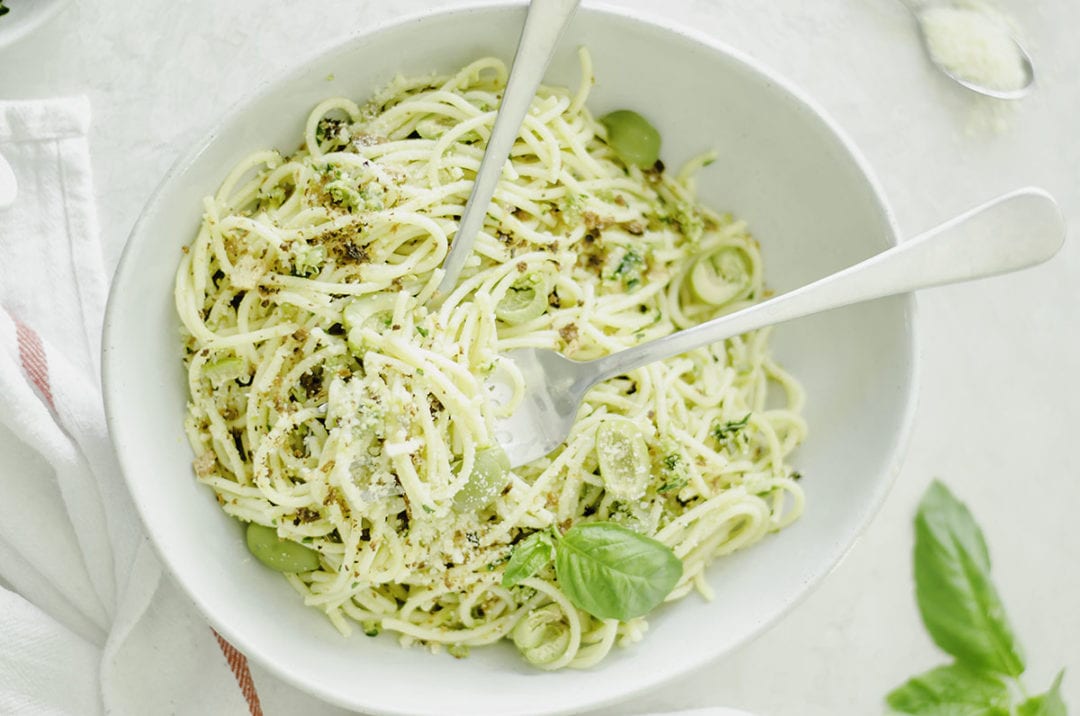 Castelvetrano Olive Tapenade Spaghetti Salad - Sarcastic cooking