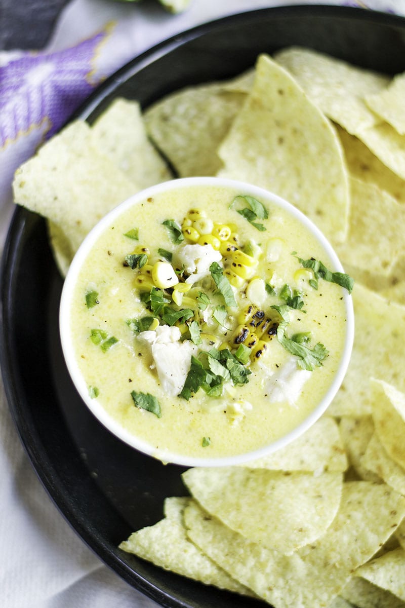 Corn and Crab Queso Dip - Sarcastic Cooking