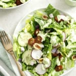 House Salad with Avocado Ranch Dressing