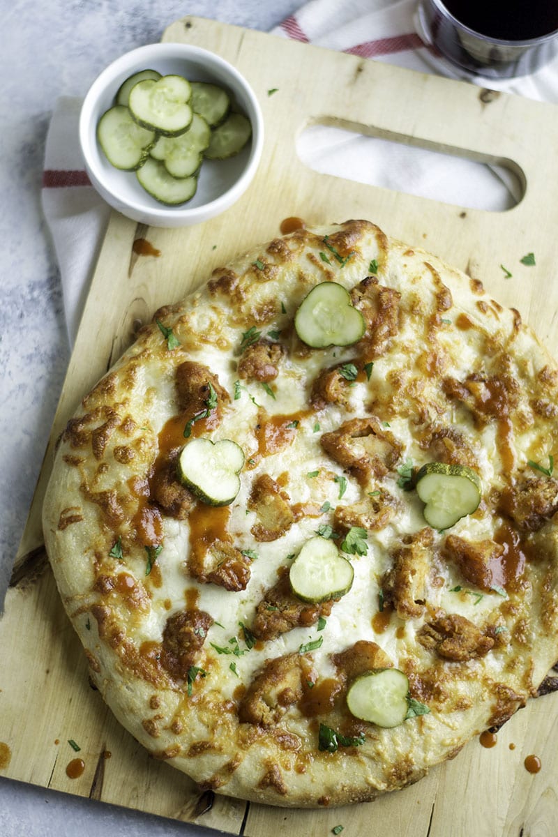 Hot Chicken Pizza - Sarcastic Cooking