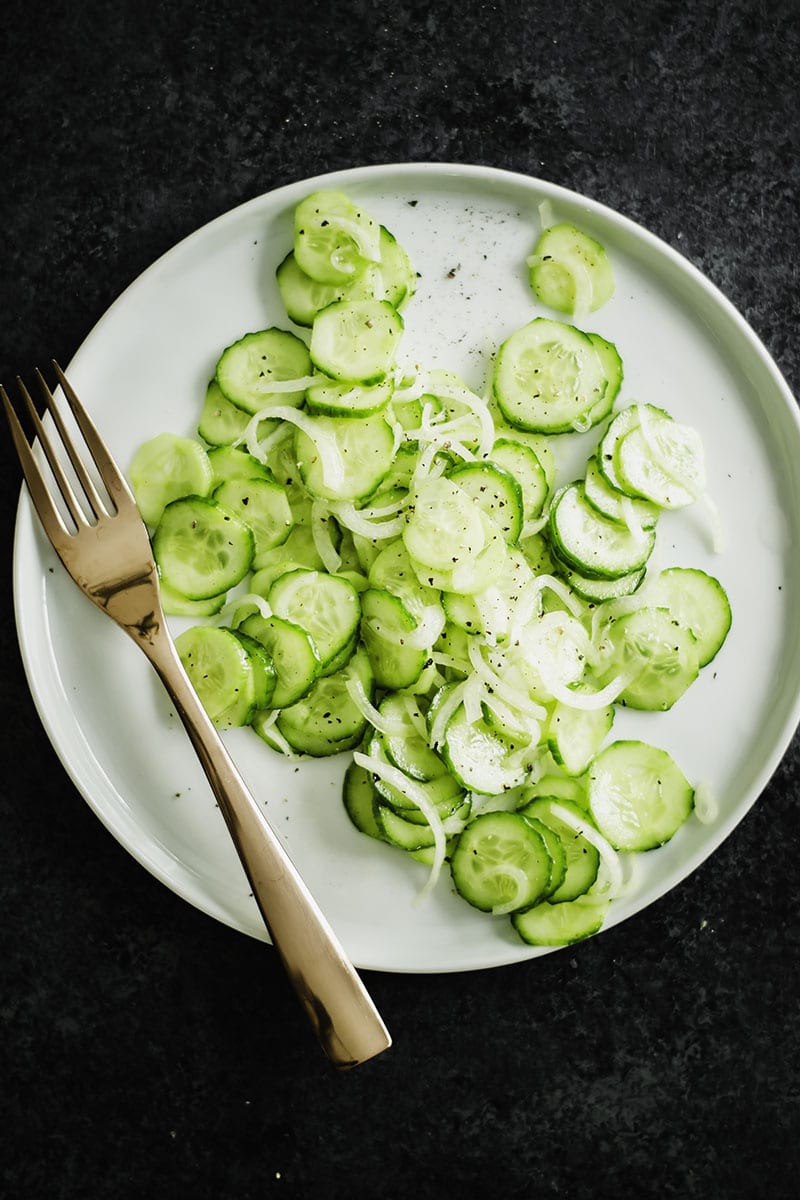 Quick Cucumber Salad - Sarcastic Cooking